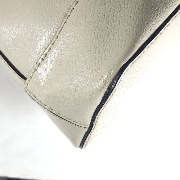 KATE SPADE NEW YORK Wellesley Rachelle ivory Leather Satchel Bag Purse - Picture 15 of 16